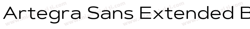 Artegra Sans Extended Black字体转换
